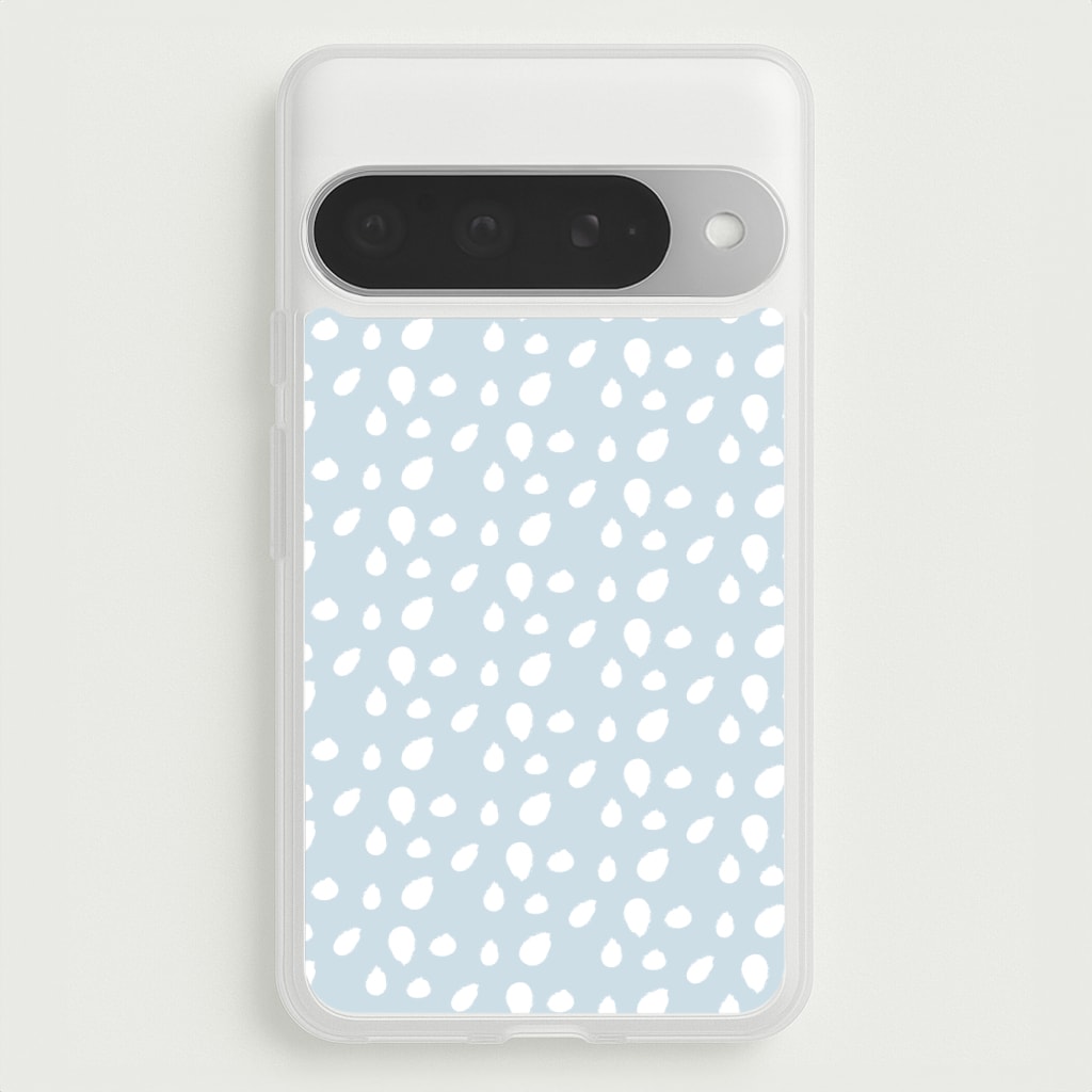 Pastel Blue Dots Phone Case