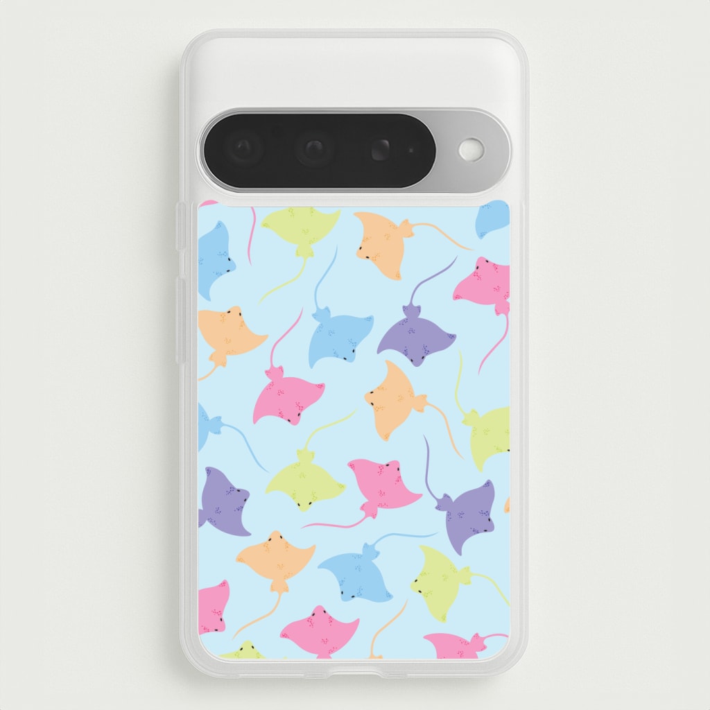 Multi Coloured Sting Ray Pattern - Sealife Phone Case
