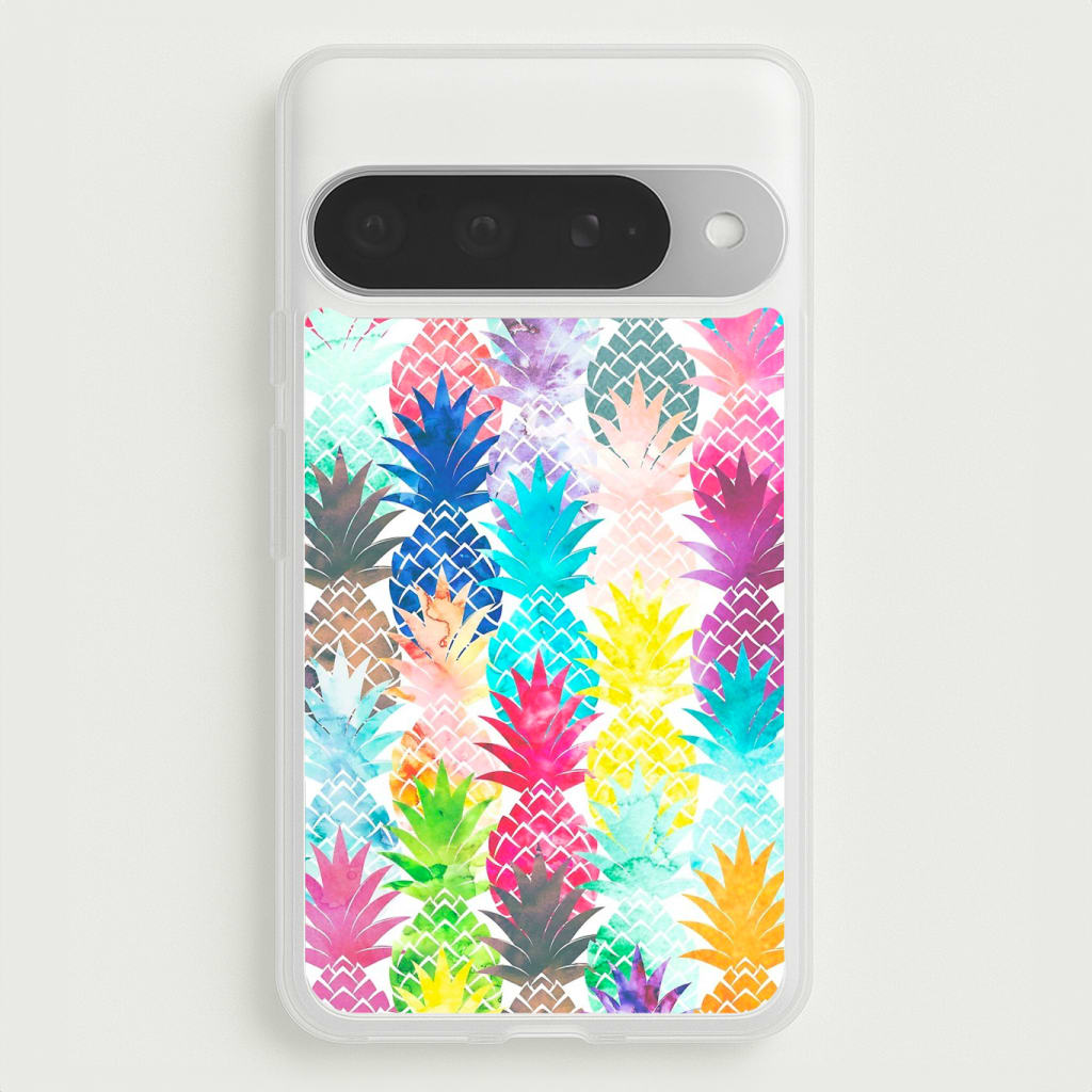 Watercolour Pineapple Pattern Phone Case