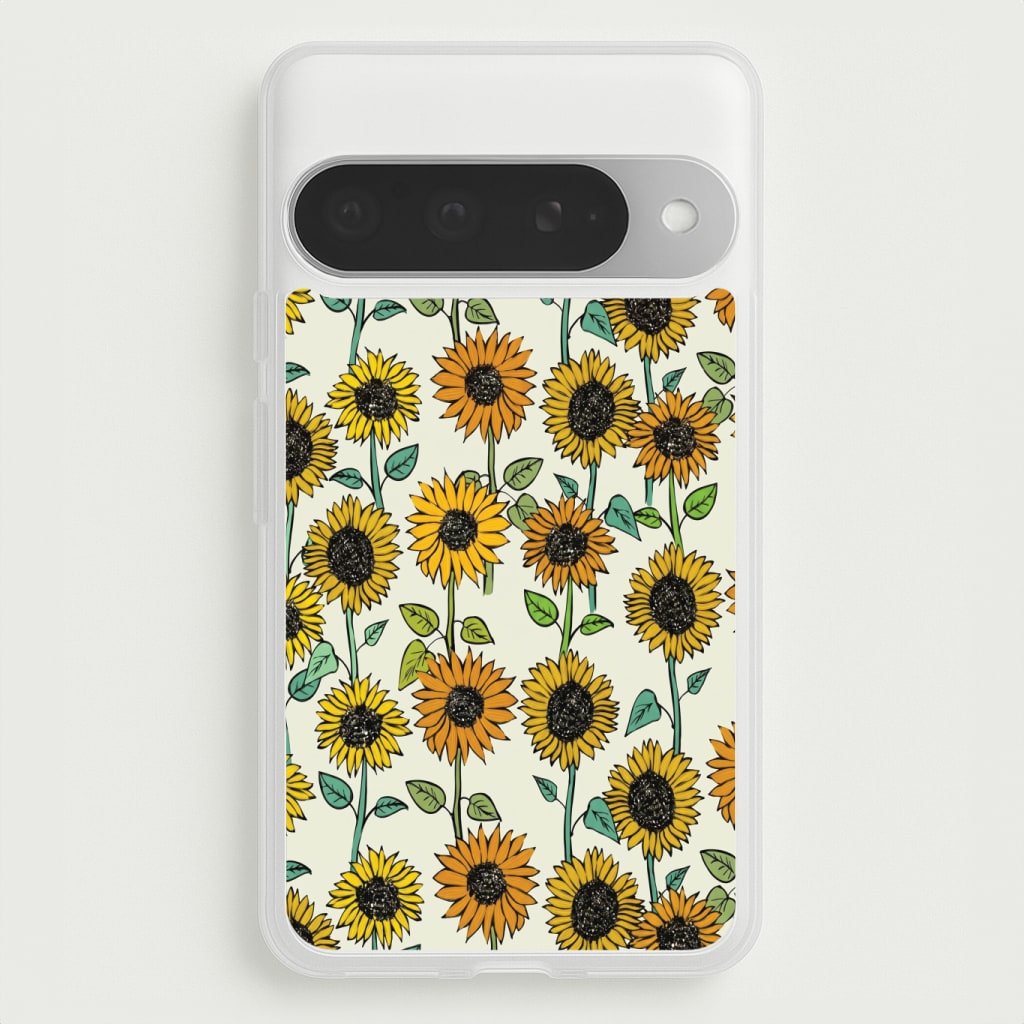 Painted Sunflowers Phone Case