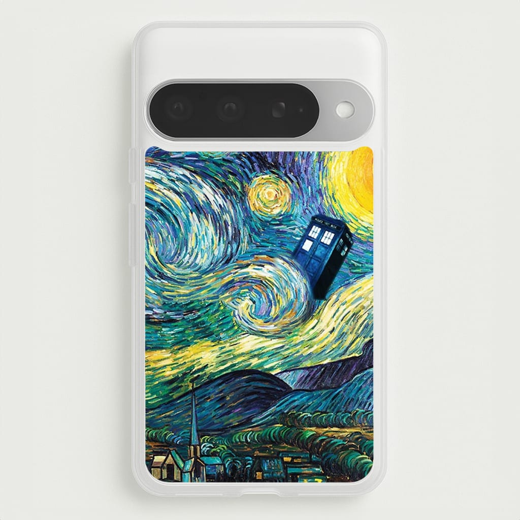 Starry Night Tardis Phone Case