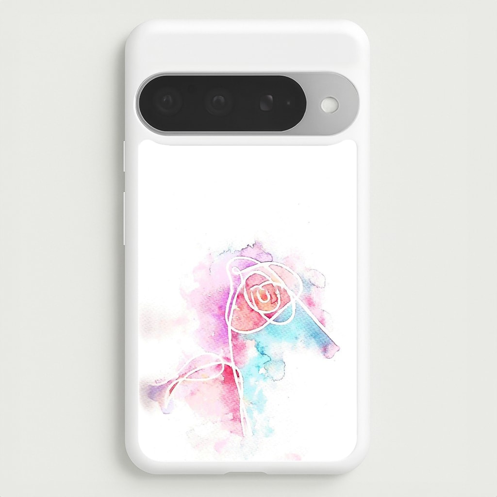 K-Pop Band Love Yourself Watercolour Painting Phone Case
