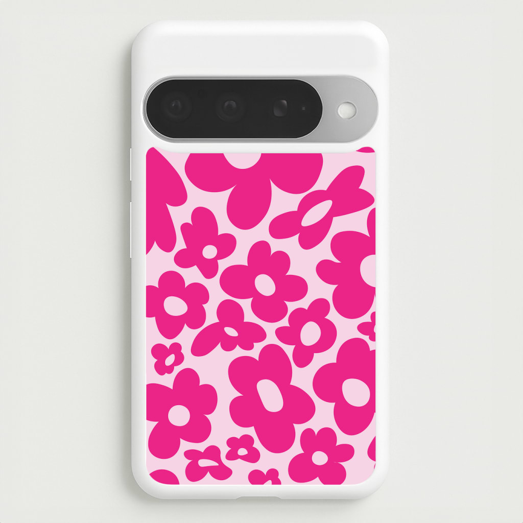 Pink Flowers - Trippy Patterns Phone Case