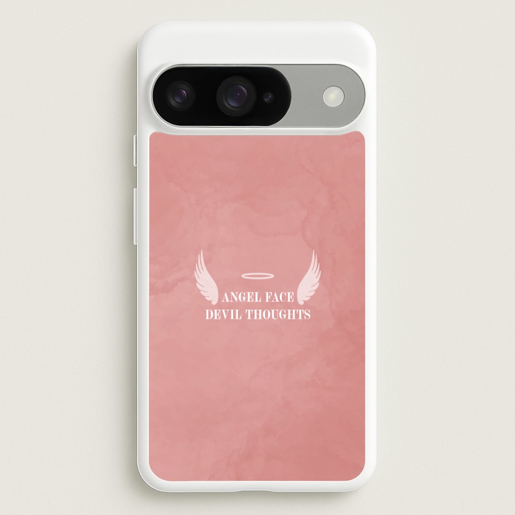 Angel Face Devil Thoughts Phone Case