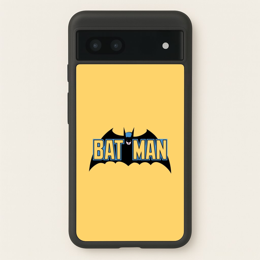 Yellow Bat Superhero Logo Phone Case