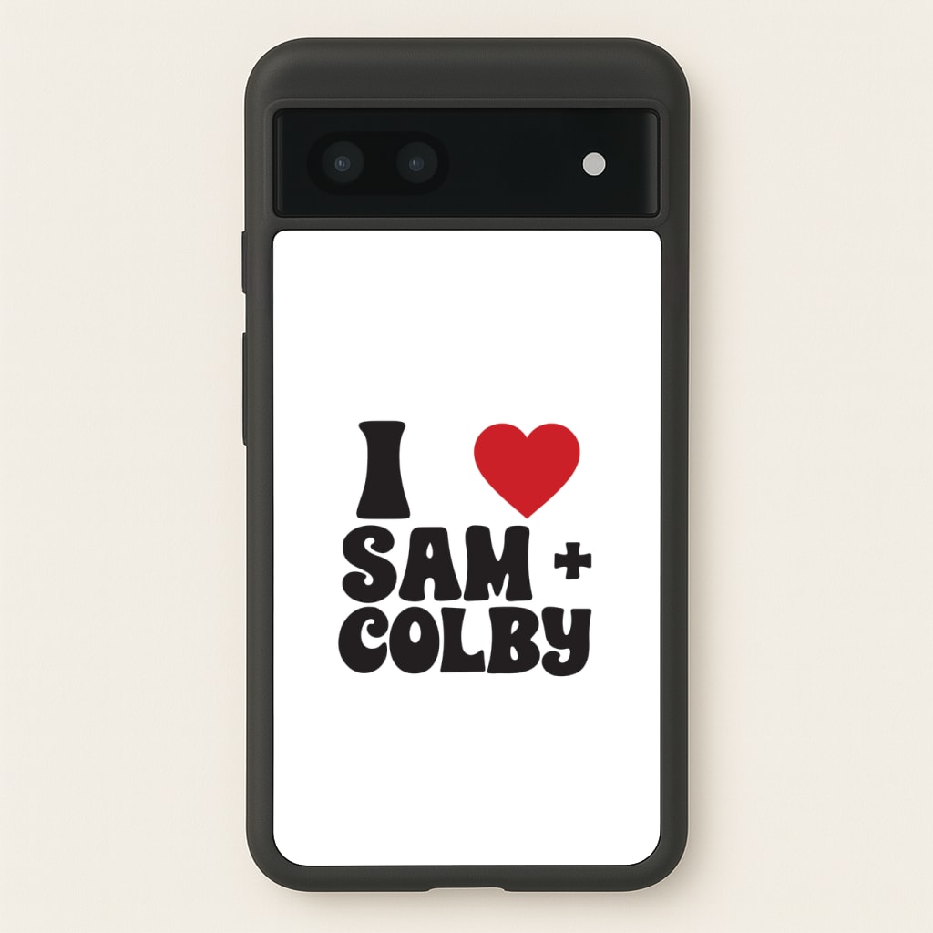 I Love S & C Phone Case