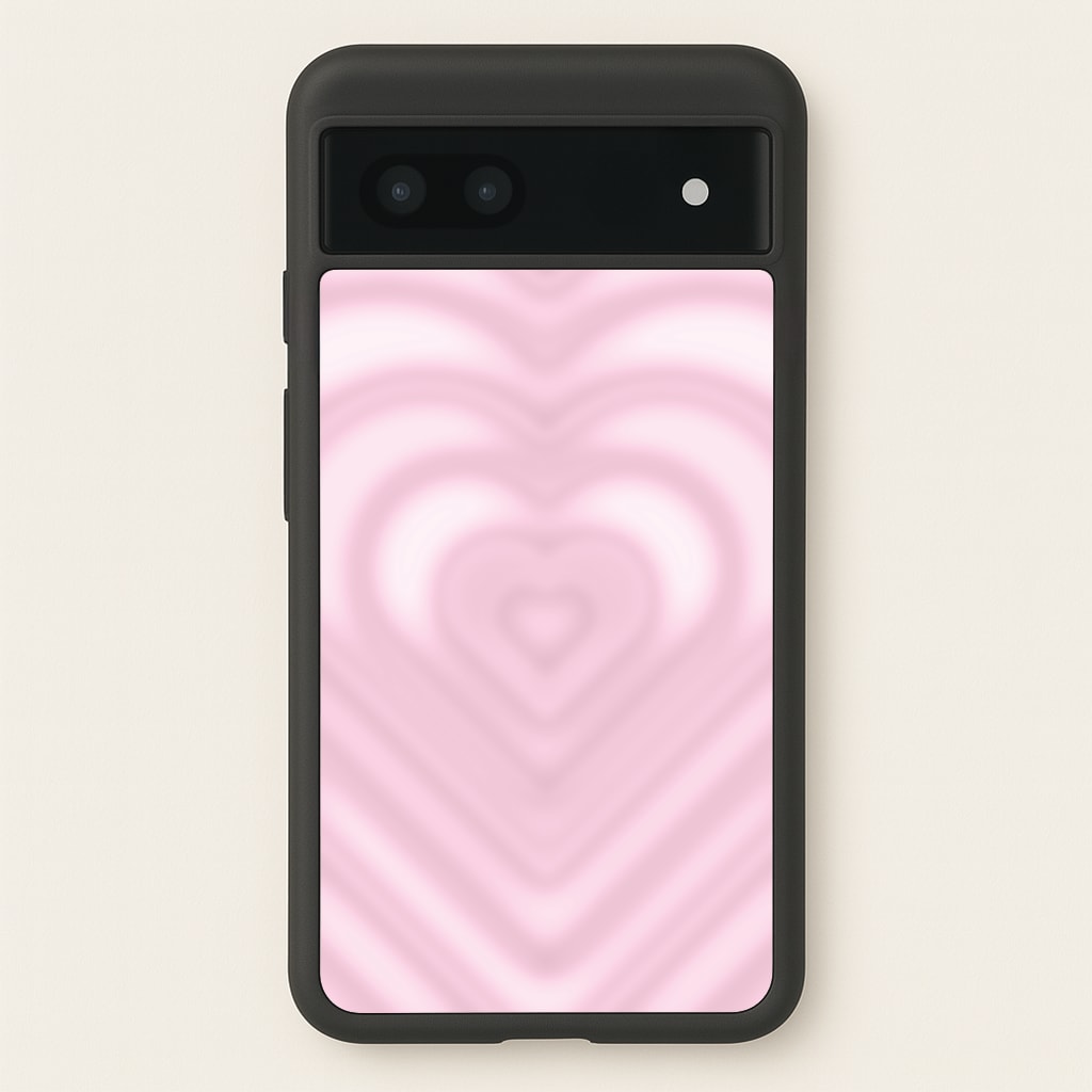 Drippy Love Heart Pink Phone Case