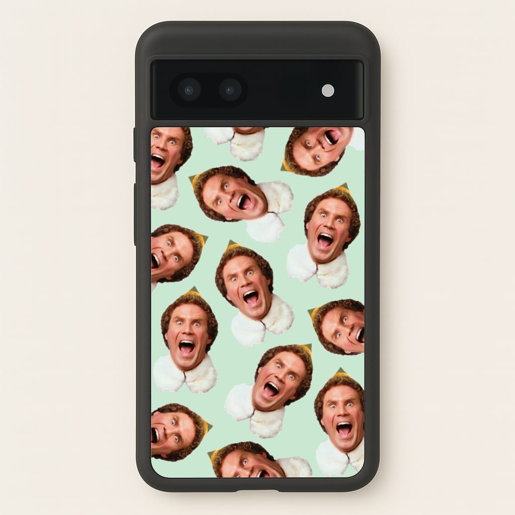 Green Elf Face - Christmas Phone Case
