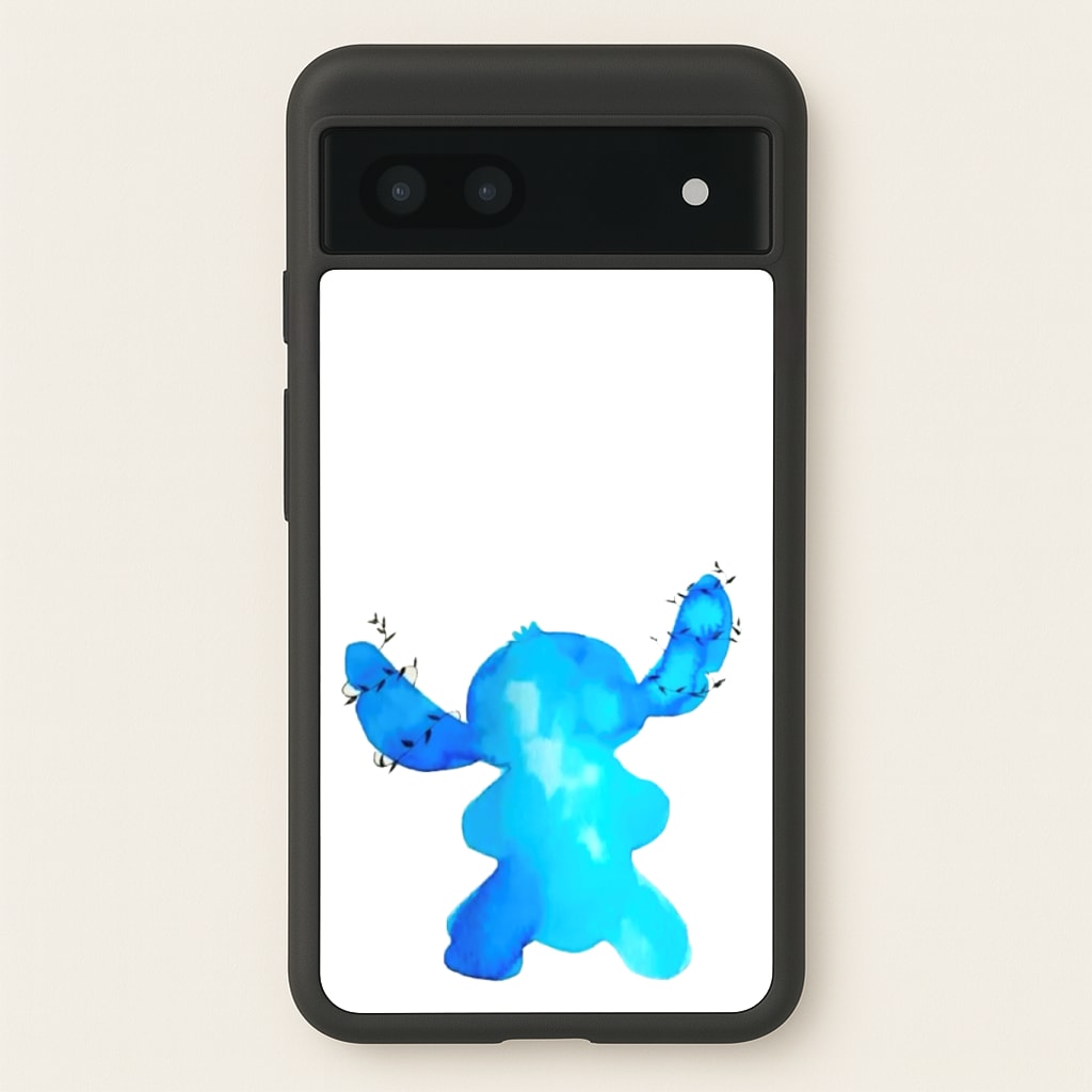 Watercolour Blue Alien Disney Phone Case