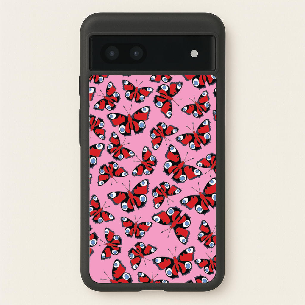 Red Butterfly - Butterfly Patterns Phone Case