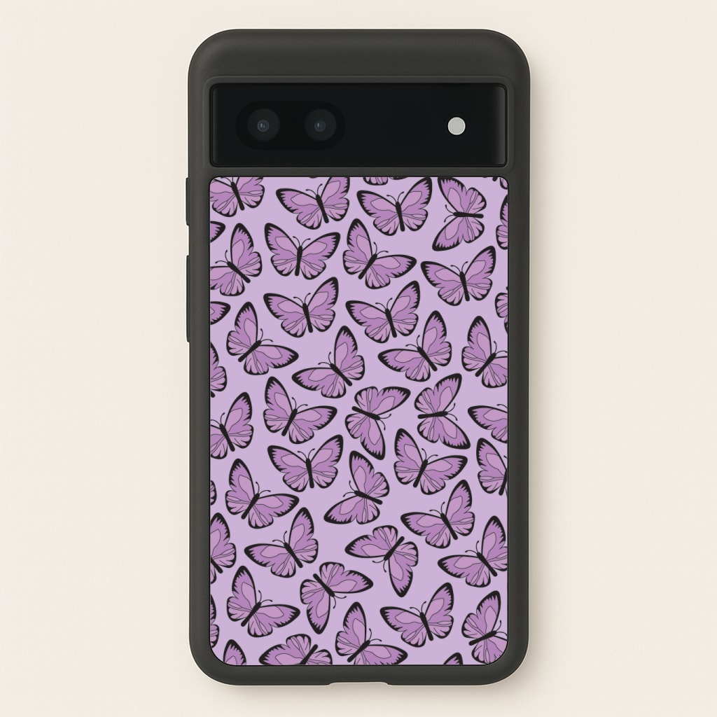 Purple Butterfly - Butterfly Patterns Phone Case