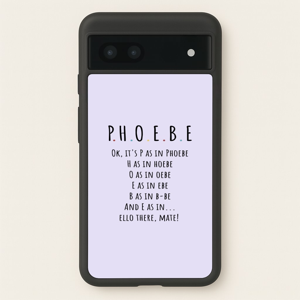 Spelling Phoebe Phone Case