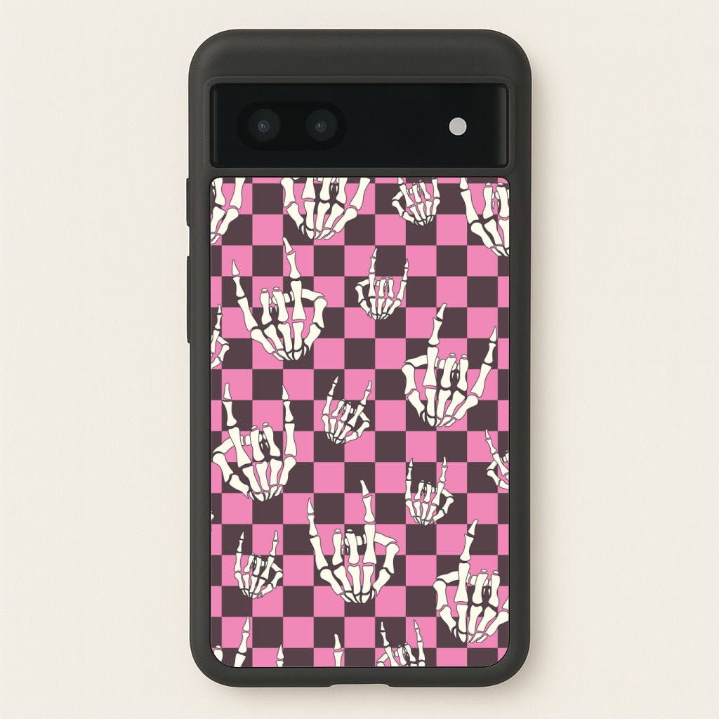 Rock On Skeleton Phone Case