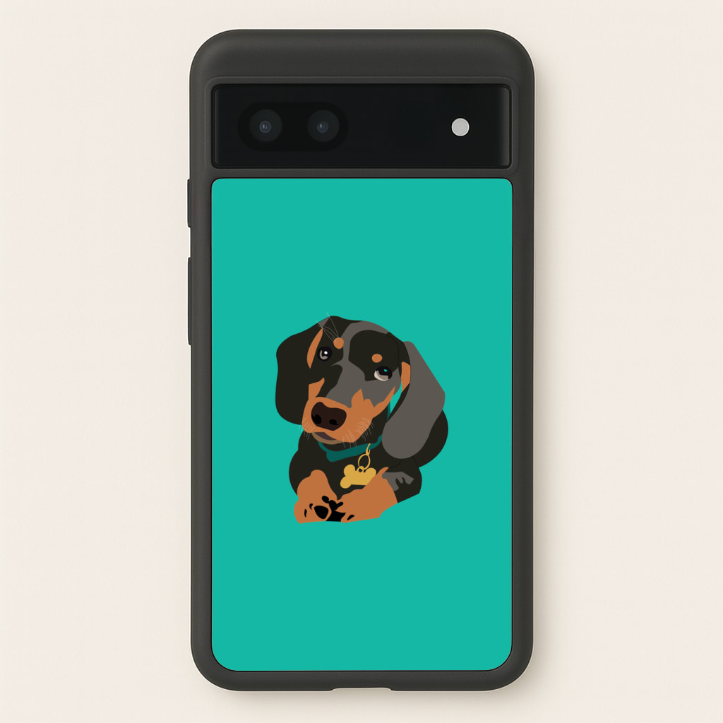 Black & brown - Dachshunds Phone Case