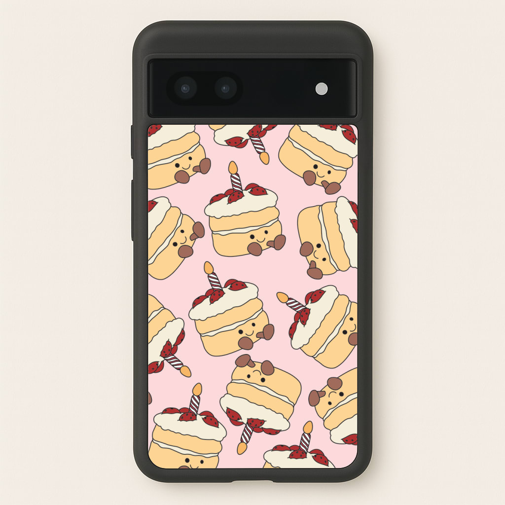 Cake Pattern - Plushy Phone Case