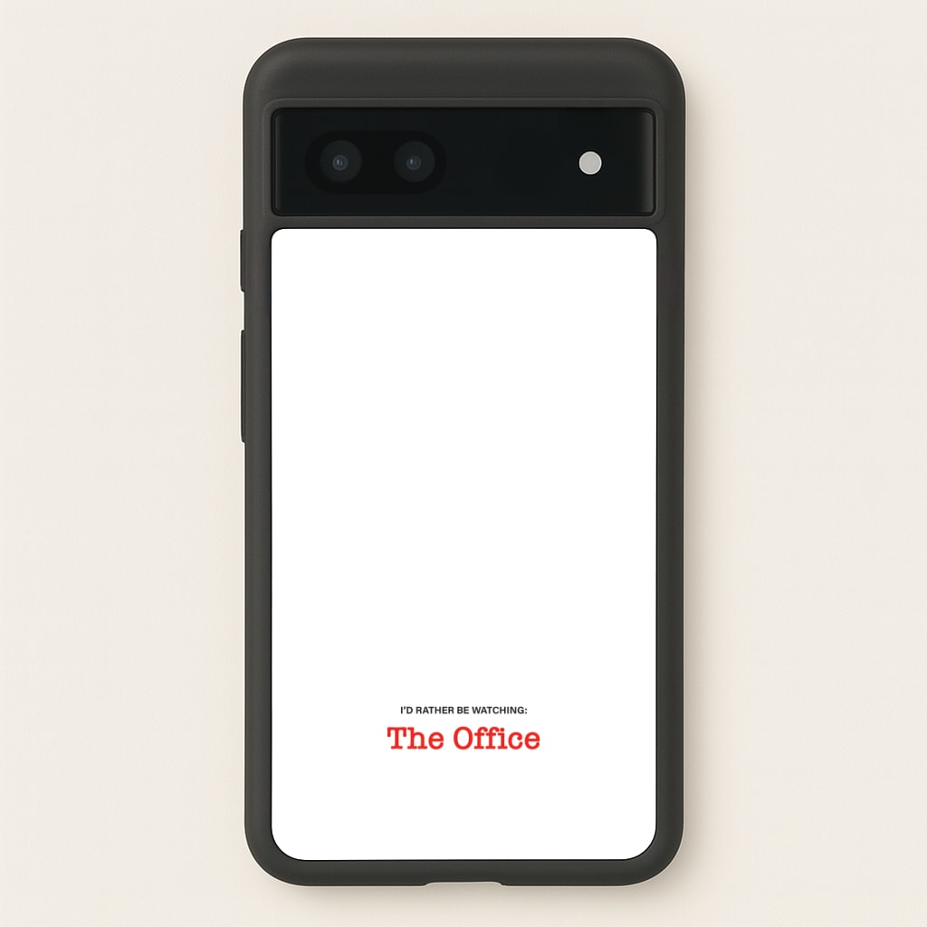 I'd Rather Be Watching The Office Phone Case