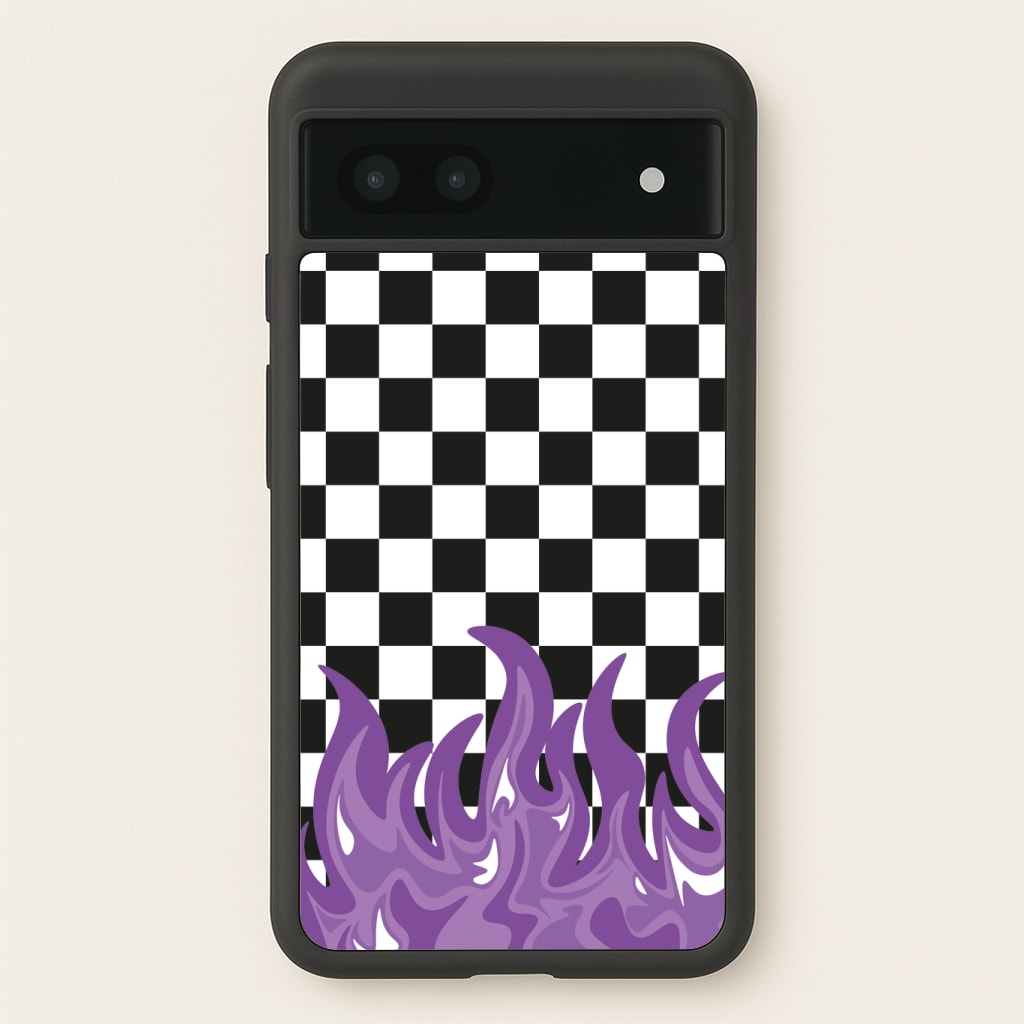 Purple Flame - Skate Aesthetic Phone Case