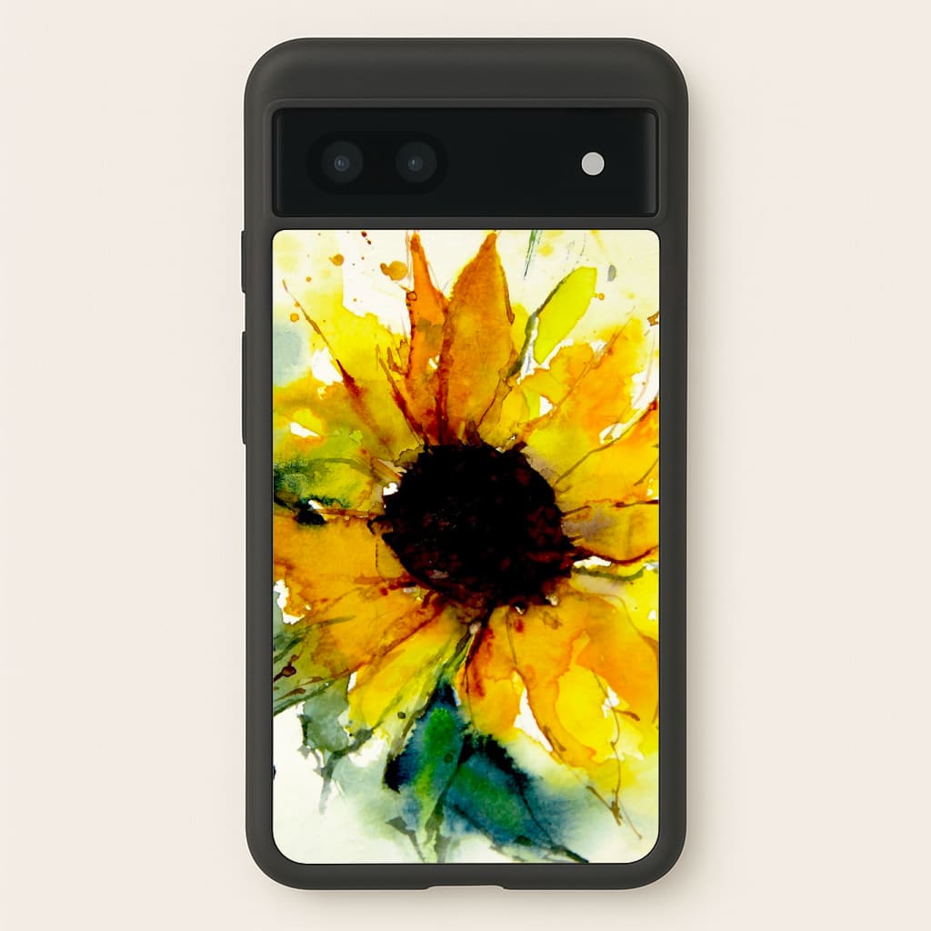 Watercolour Sunflower Phone Case