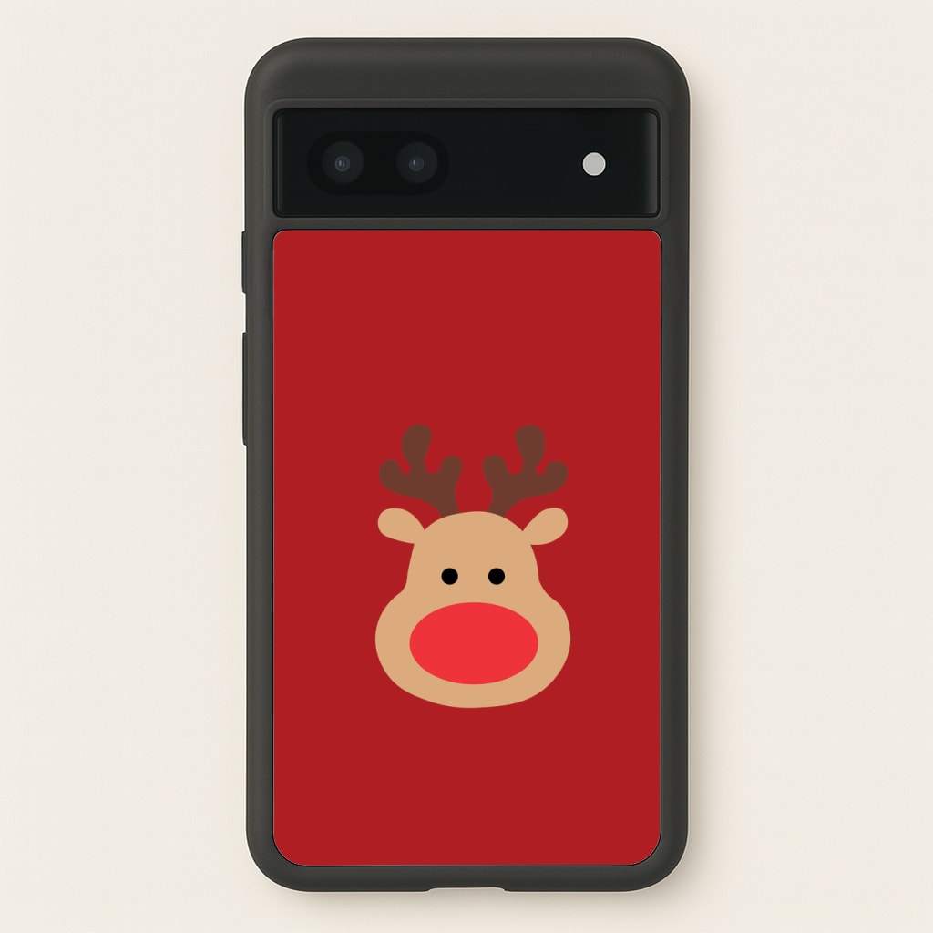 Rudolph Face - Christmas Phone Case