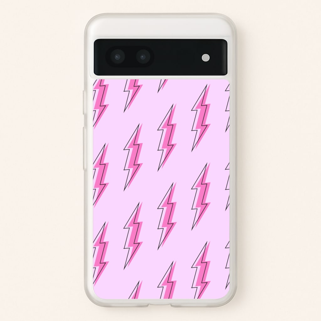 Pink Lightning - Eighties Phone Case