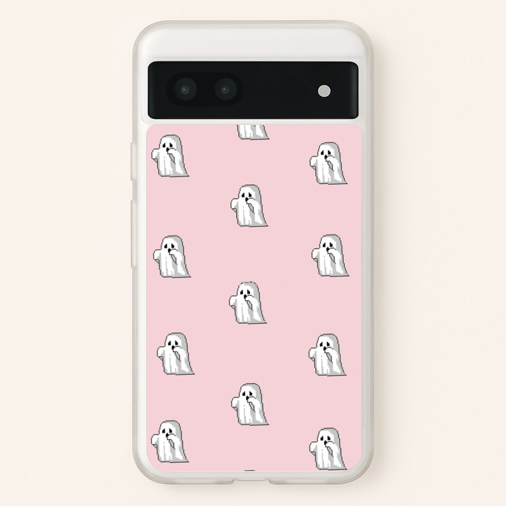 Pastel Pixel Ghost Halloween Phone Case