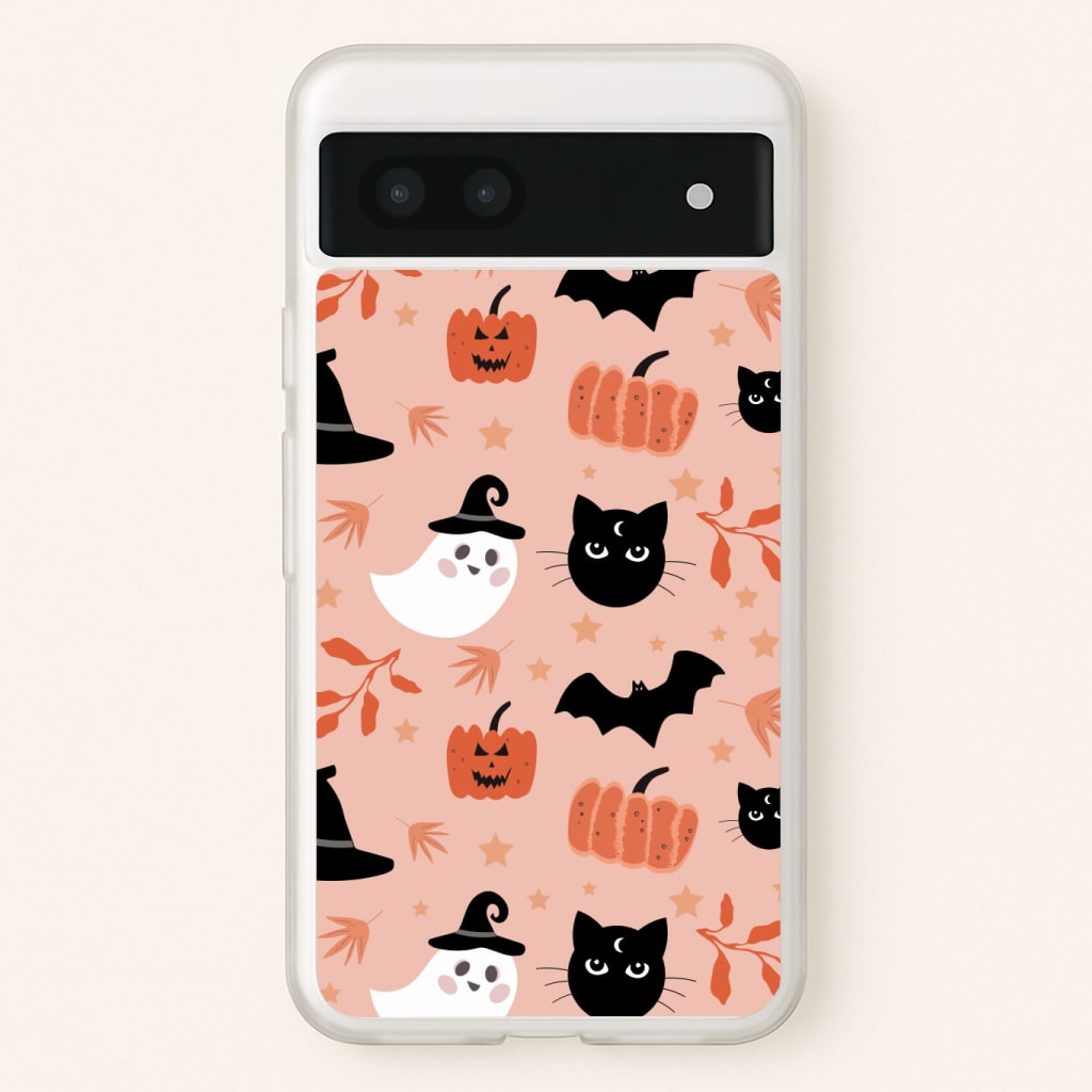 Pretty Pink Halloween Pattern Phone Case