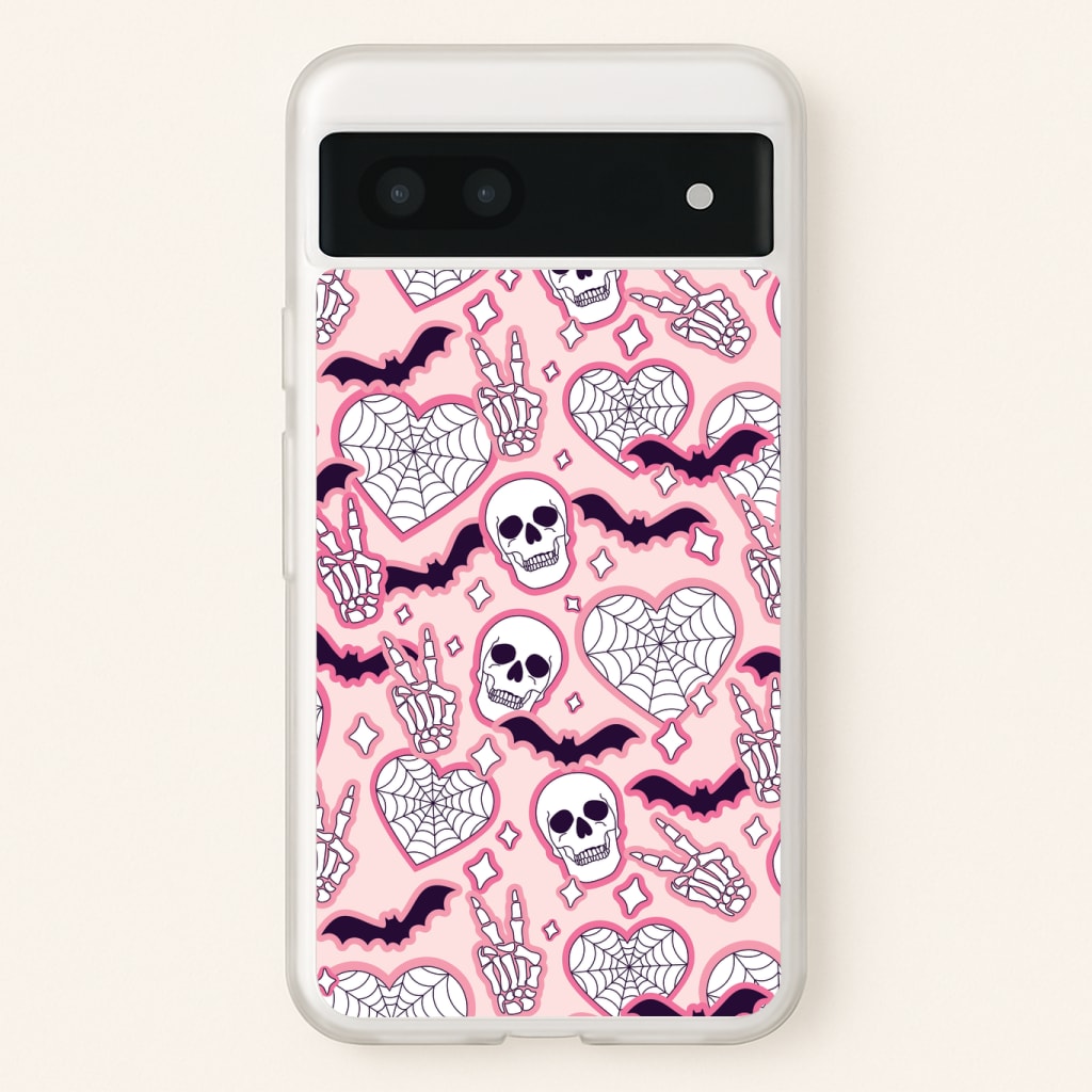 Cute Halloween Stickers Pattern Phone Case