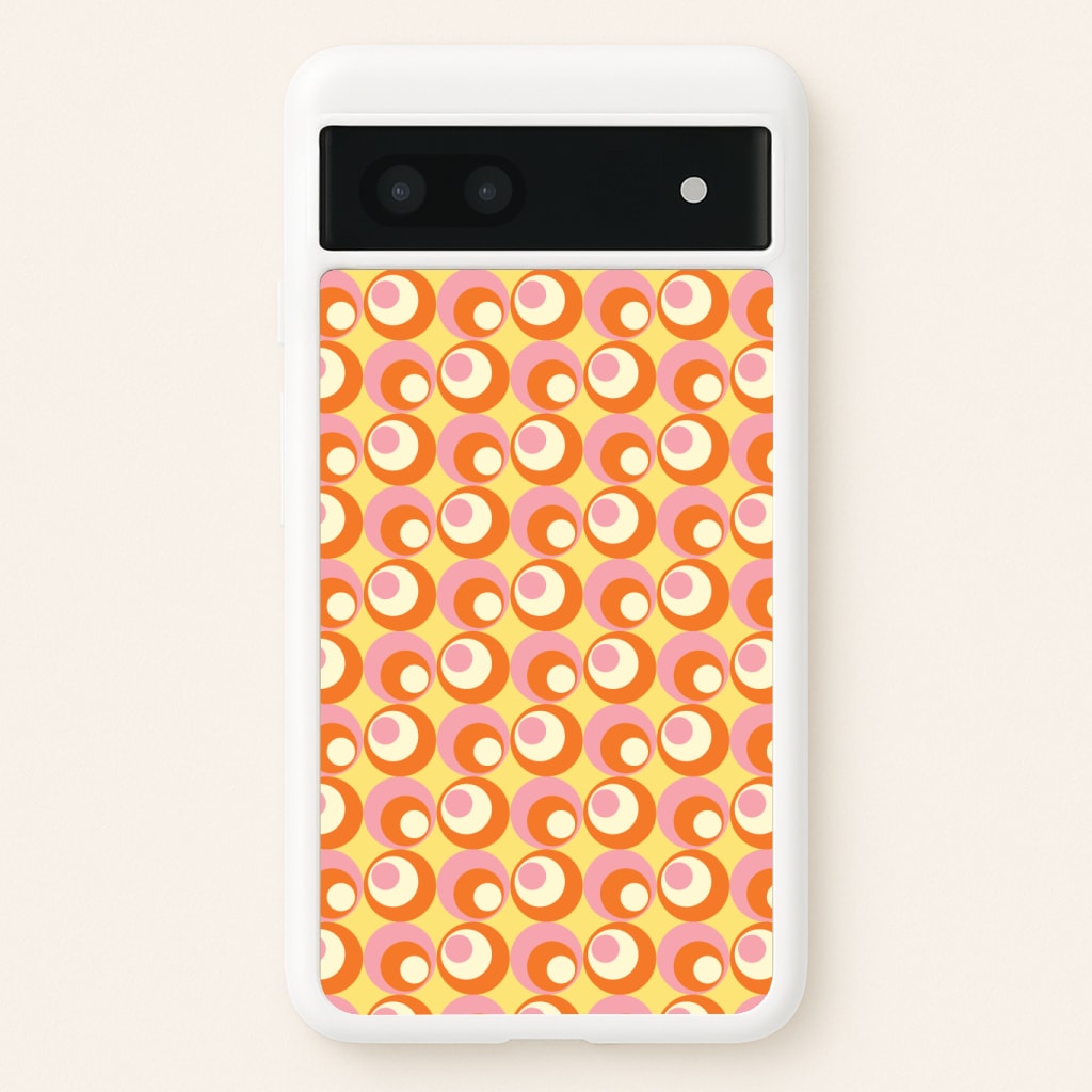 Colourful Circles Retro Pattern Phone Case
