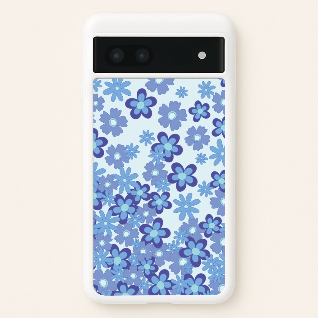 Blue Flowers - Floral Patterns Phone Case
