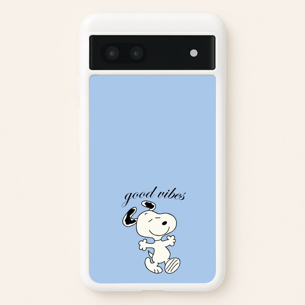Good Vibes Cartoon Beagle Phone Case