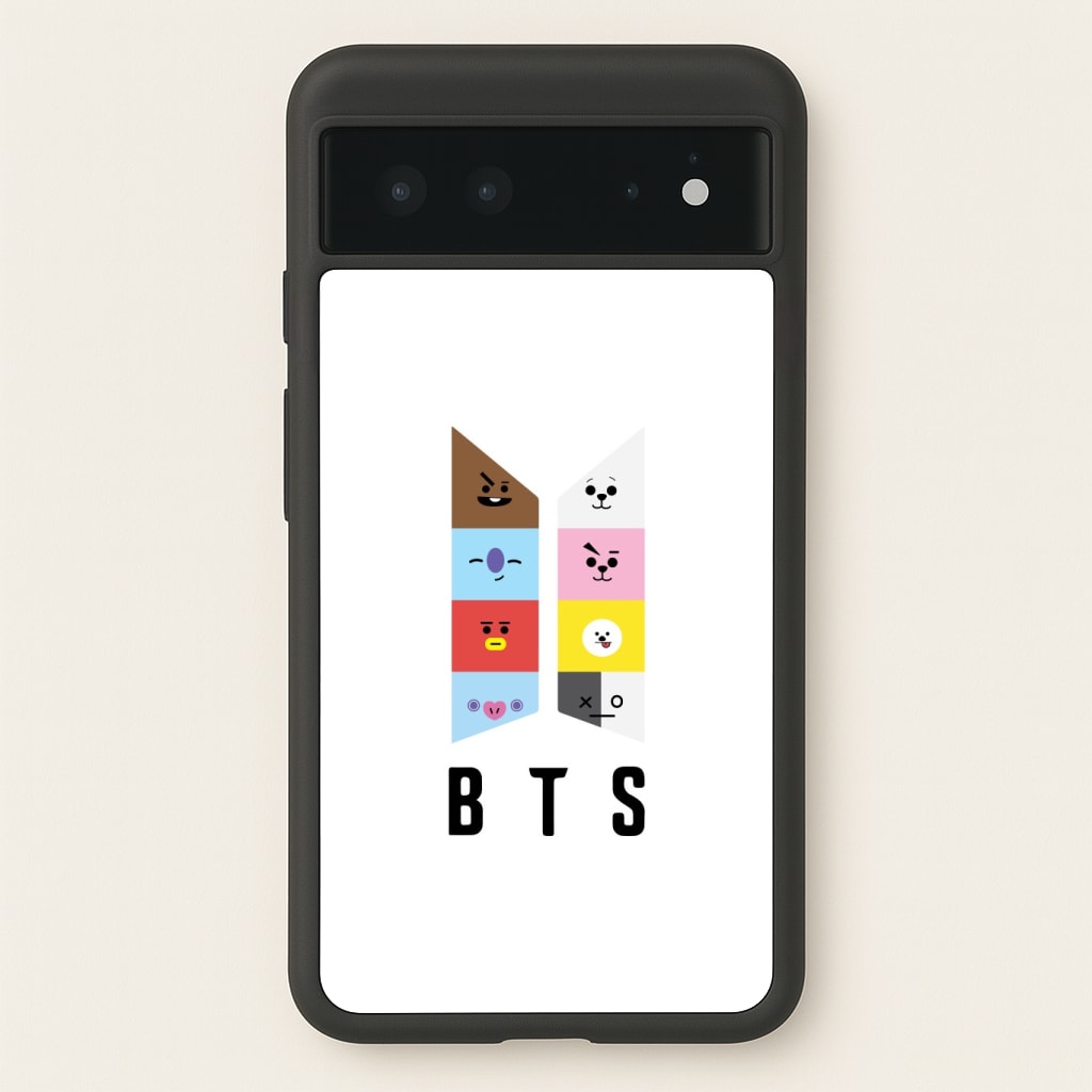 BT21 K-Pop Band Logo Phone Case