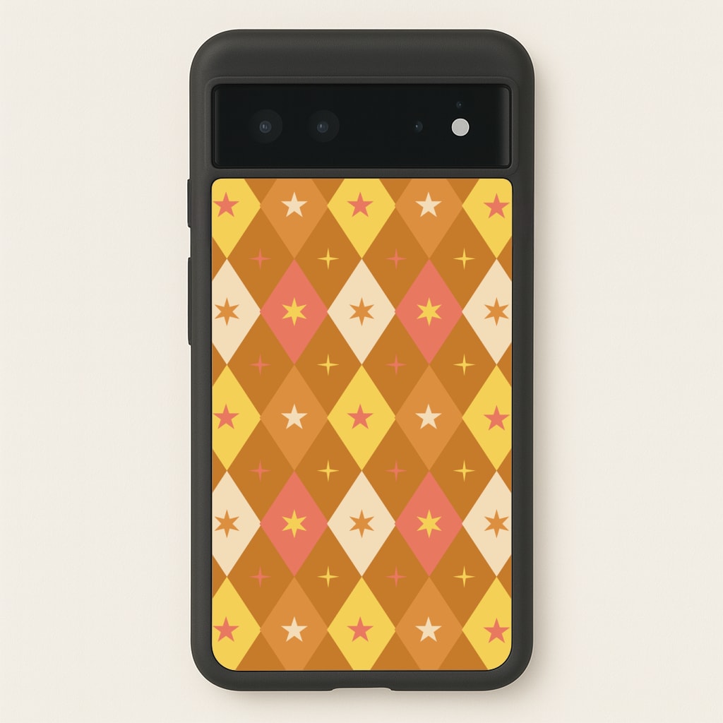 Retro Christmas Argyle Pattern Phone Case