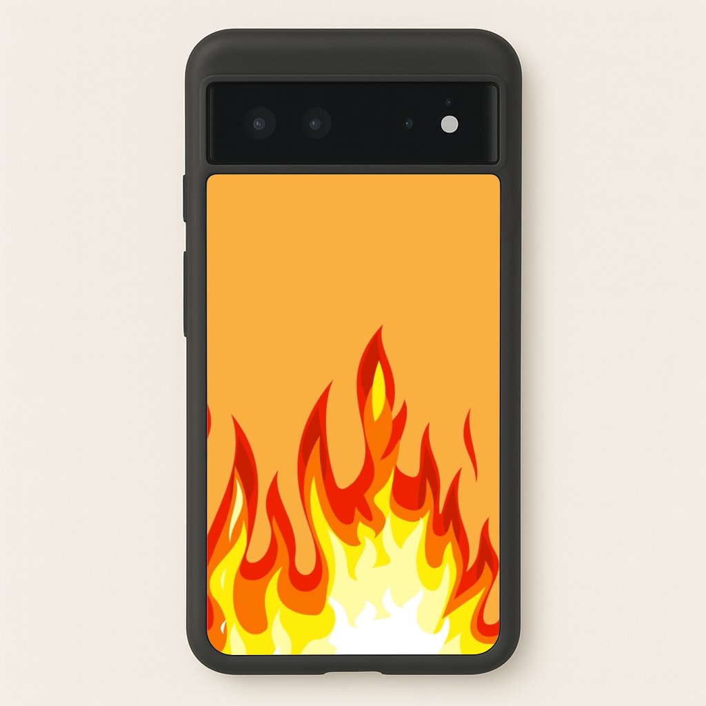 Orange Flame Phone Case