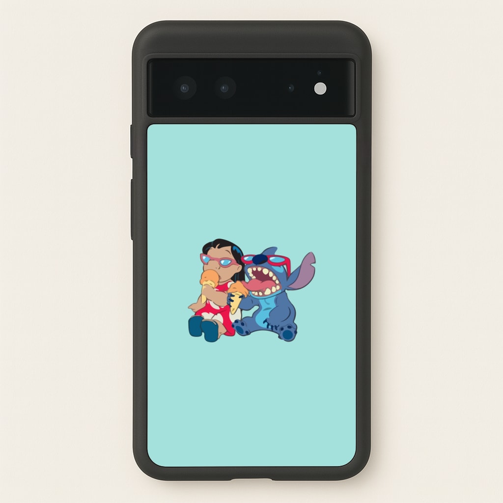 Ice Cream Alien Blue Phone Case