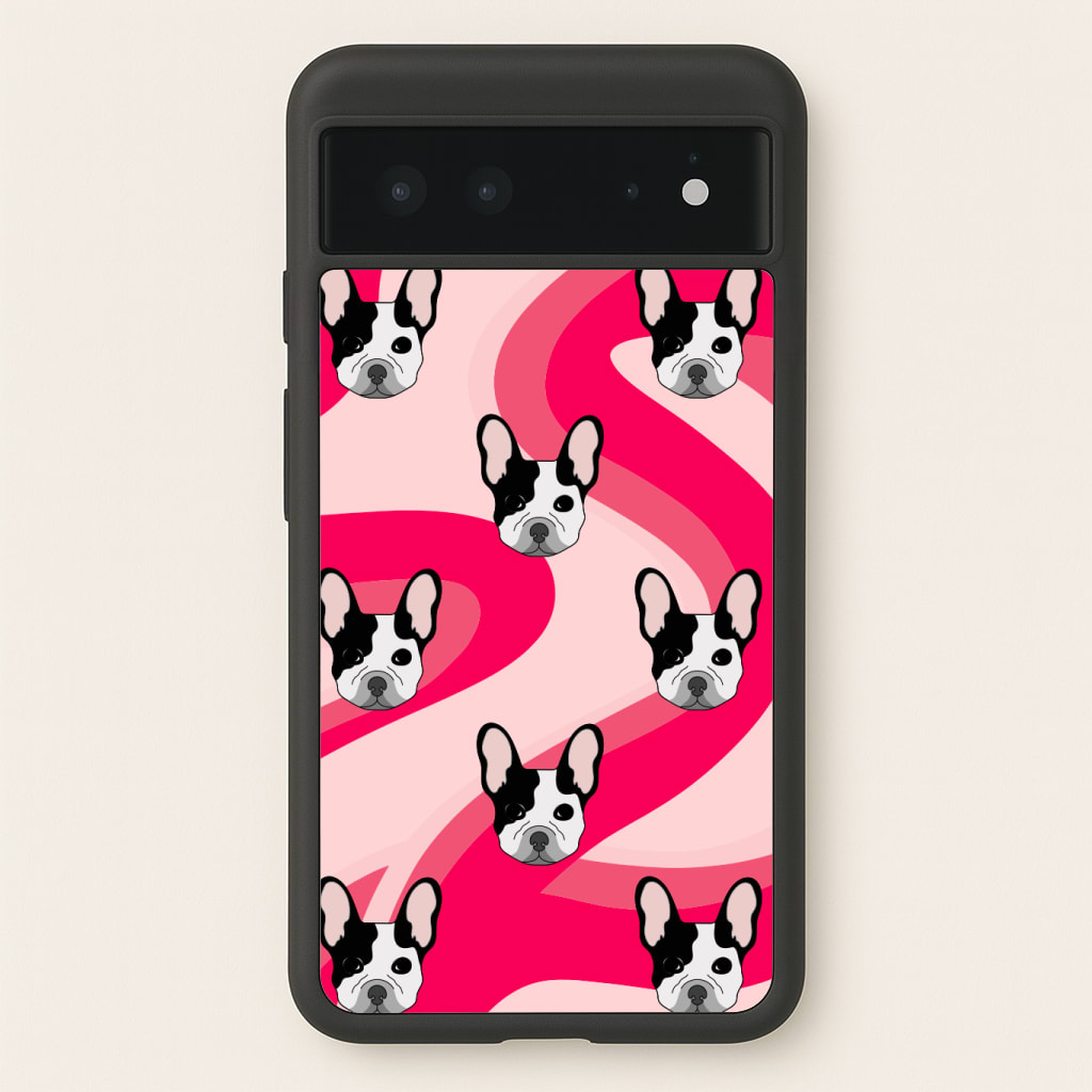 Abstact Frenchie - Dog Pattern Phone Case