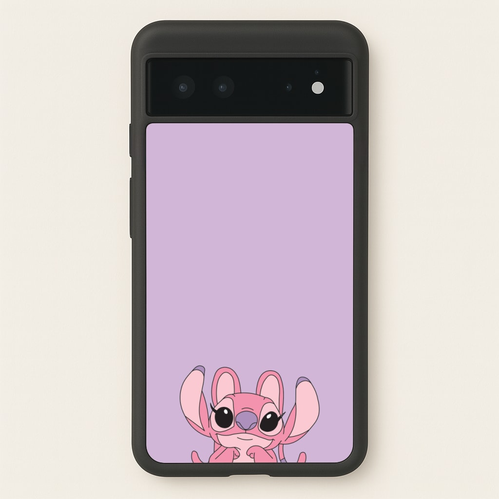 Gazing - Pink Alien Phone Case