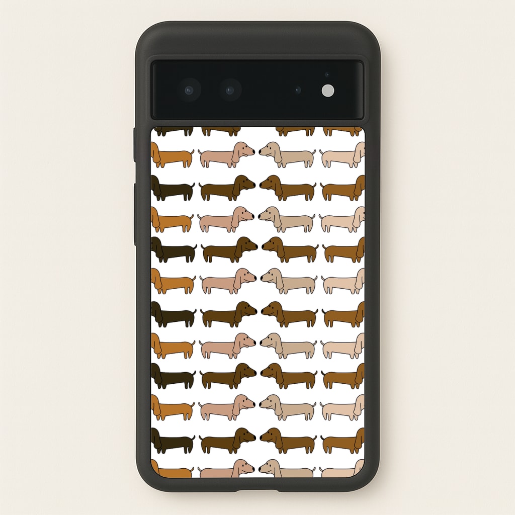 Collage - Dachshunds Phone Case