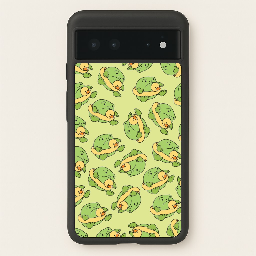 Frog Pattern - Plushy Phone Case