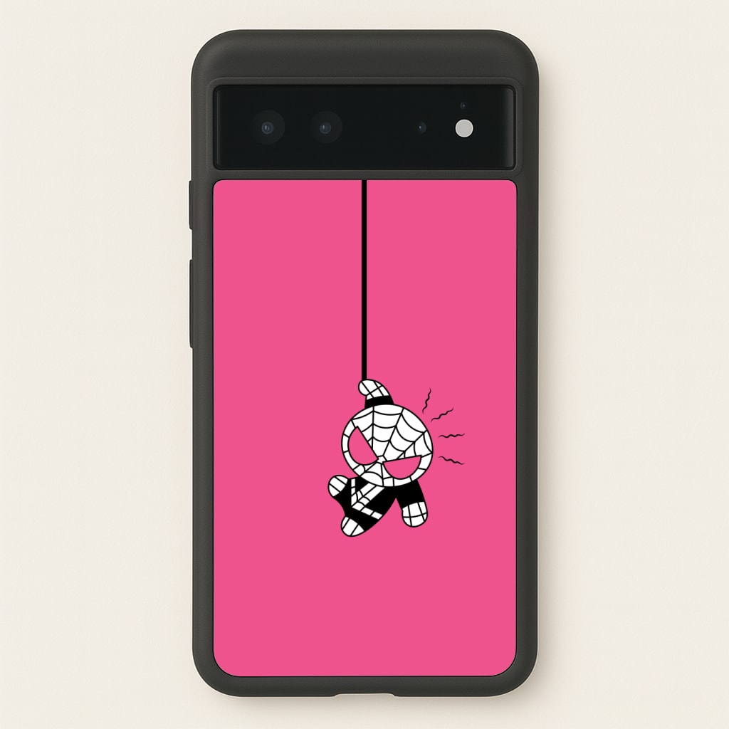 Pink Hanging Spider Hero Phone Case