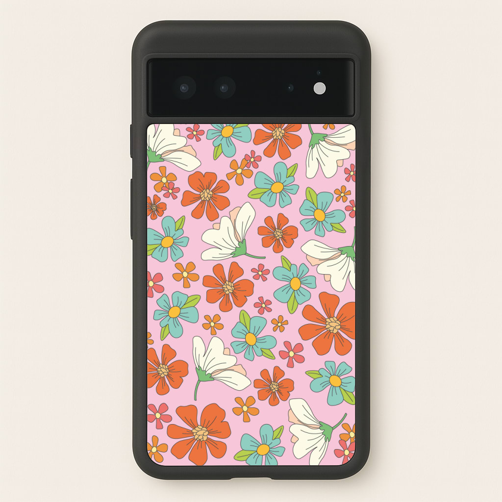 Pink Flower Pattern - Mothers Day Phone Case