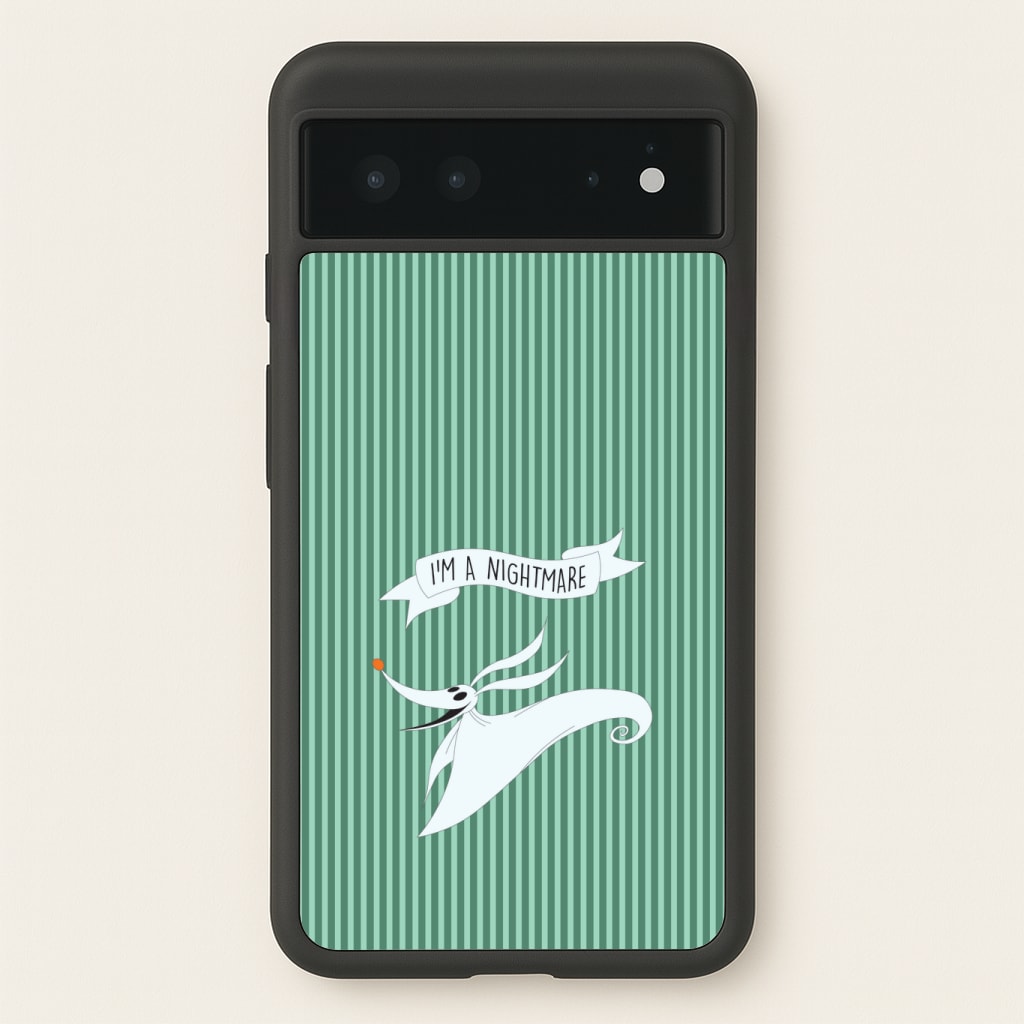 Stripey I'm A Nightmare Phone Case