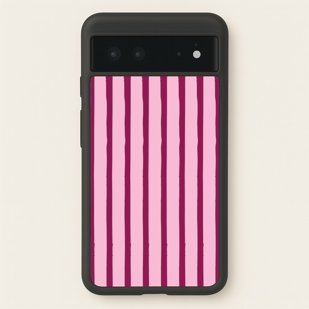 Strawberry Stripes  Phone Case