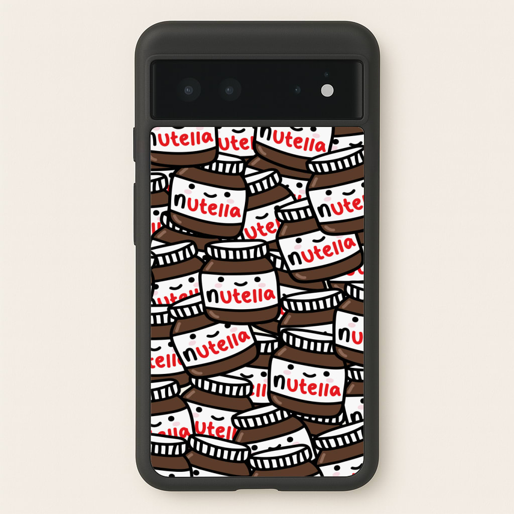 Cute Nutella Pattern Phone Case