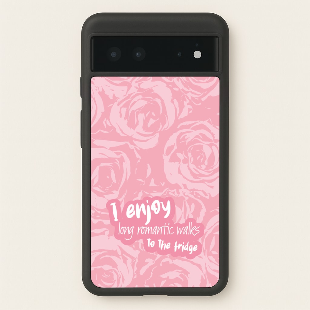 I Enjoy Long Romantic Walks - Funny Quotes Phone Case
