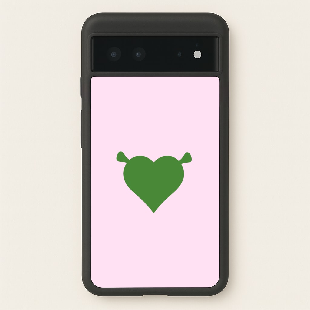 Green Ogre Heart Phone Case