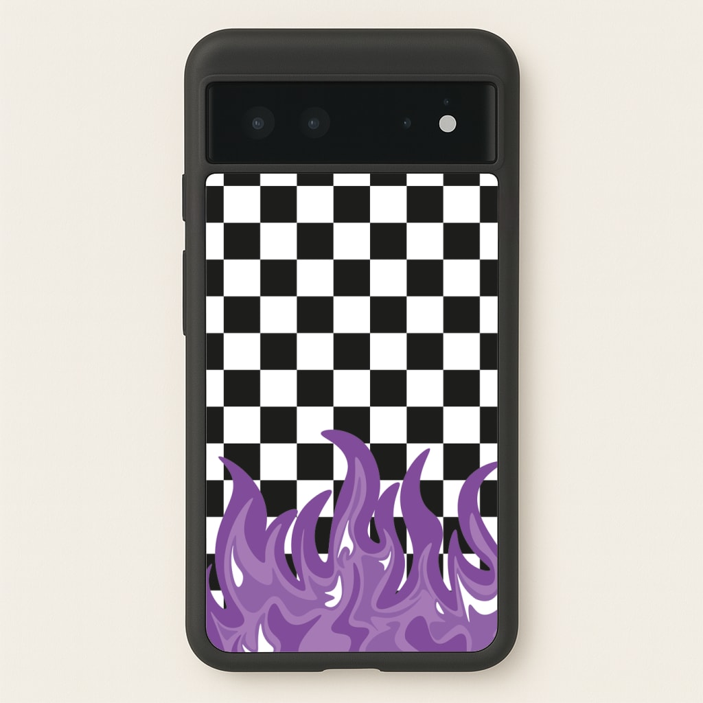 Purple Flame - Skate Aesthetic Phone Case