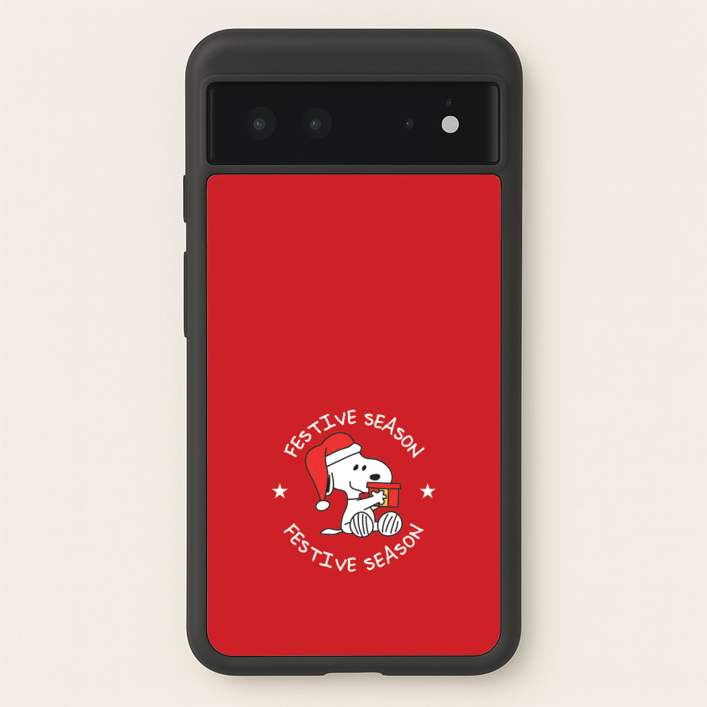 Cartoon Beagle Festive Season Phone Case