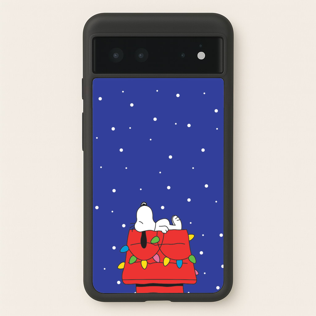 Cartoon Beagle Fairylights Phone Case