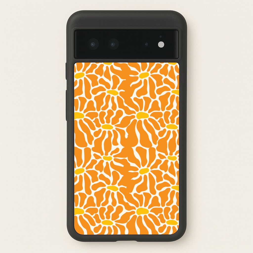 Orange Flowers - Summer Phone Case