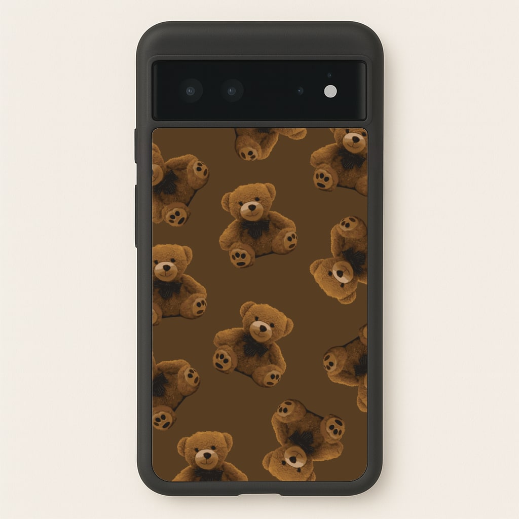 Cute Brown Bear Pattern Phone Case
